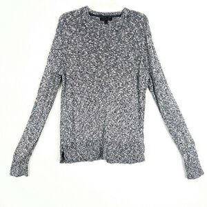 Banana Republic Grey Heathered Knit Sweater